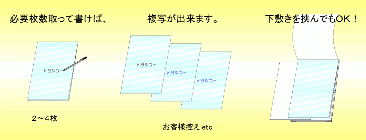 A4ノーカーボンSECTION PAD 12冊画像