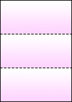A4 ピンクグラデーション55kg 3分割/マイクロミシン目(紅1色) 2,000枚の画像
