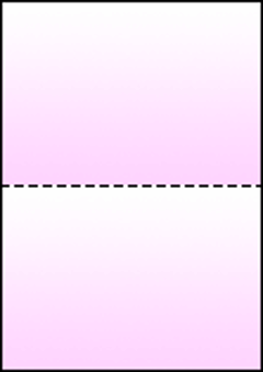 A4 ピンクグラデーション55kg 2分割/マイクロミシン目(紅1色) 2,000枚の画像