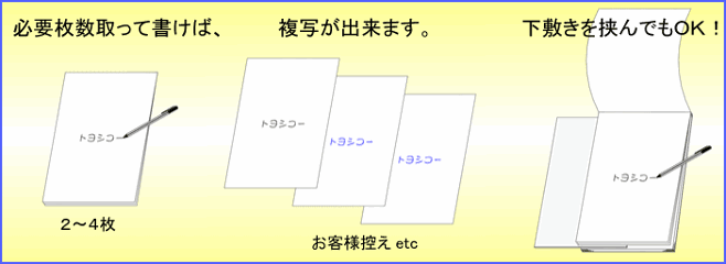 B5ノーカーボンBLANK PAD 12冊画像