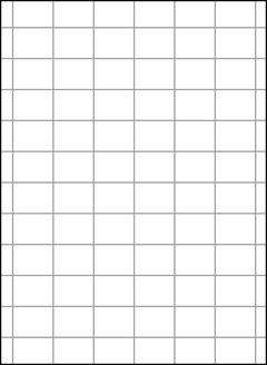 余白付き A4 上質白紙55kg 縦10面×横6面 60分割/マイクロミシン目入り用紙 200枚の画像