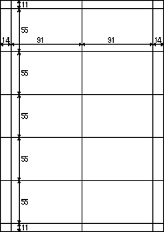 名刺用紙:名刺10面 厚紙プリンター用紙(両面白紙) 5,000枚分(A4:500シート)の画像