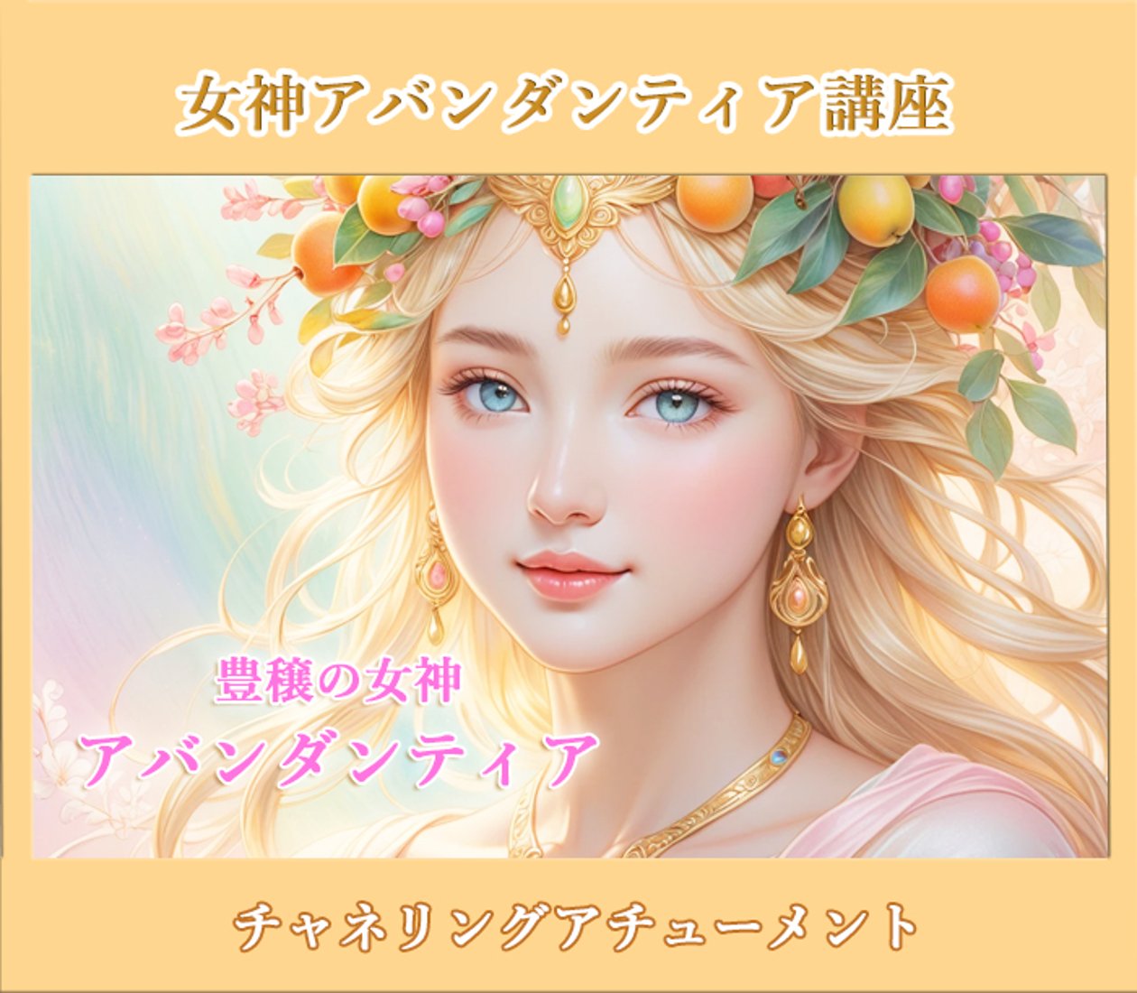 豊穣の女神アバンダンティア講座™】豊かさを引き寄せる☆アバンダンス 