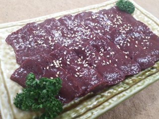 国産牛 レバー (焼肉用) カット済 500g(250g×2) / 生食厳禁！加熱用です。【ご自宅用のみ】 ※熨斗対応不可の画像