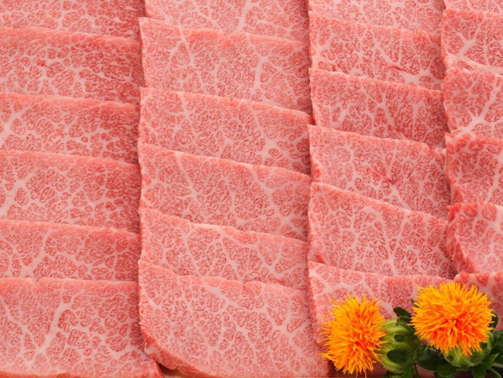 お歳暮ギフト 【早割】 米沢牛 霜降りカルビ (焼肉用) / ギフト包装でお送りします。画像