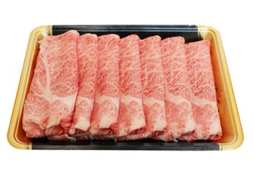 【お歳暮ギフト】 米沢牛 肩ロース [すき焼き用] 350g　〔※冷凍発送〕 / ギフト包装でお送りします。 今だけ!! グラム固定＆冷凍規格のなのでコスパ最強！画像