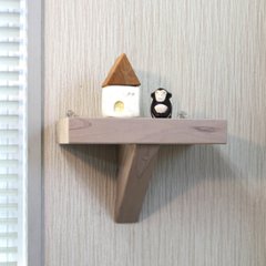 壁掛け飾り棚（ウォールシェルフ）◇国産杉　幅200ｍｍの画像