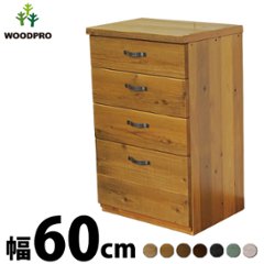 OLD ASHIBA（足場板古材） キッチンカウンター 単品 幅60センチ 引き出し（４段） 幅600×奥行460×高さ950ｍｍ 【受注生産】の画像