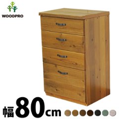 OLD ASHIBA（足場板古材） キッチンカウンター 単品 幅80センチ 引き出し（４段） 幅800×奥行460×高さ950ｍｍ 【受注生産】の画像
