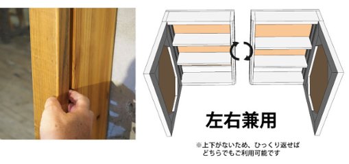 ミラーキャビネット ソフトクローズタイプ 洗面台 鏡 収納 洗面鏡 木製 足場板古材 国産杉 ASHIBA 幅450ｍｍ×高さ600ｍｍ×奥行160ｍｍ画像