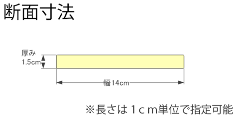 DIY素材◇国産杉（新材） ４枚セット 厚15ｍｍ×幅140ｍｍ×長さ110〜200ｍｍ 〈受注生産〉画像