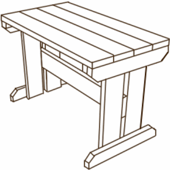 屋外用テーブル◇国産杉　幅1200ｍｍ×奥行562ｍｍ×高さ680ｍｍ　[受注生産]画像