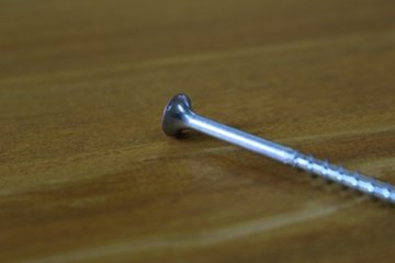 コースレッドビス(ラッパ)51ミリ 100本入り ビス頭：茶色（ユニクロメッキ）画像