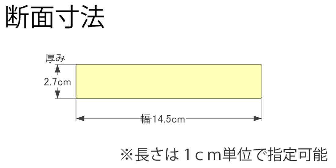 DIY素材◇国産杉（新材） 厚27ｍｍ×幅145ｍｍ×長さ310〜400ｍｍ 〈受注生産〉画像