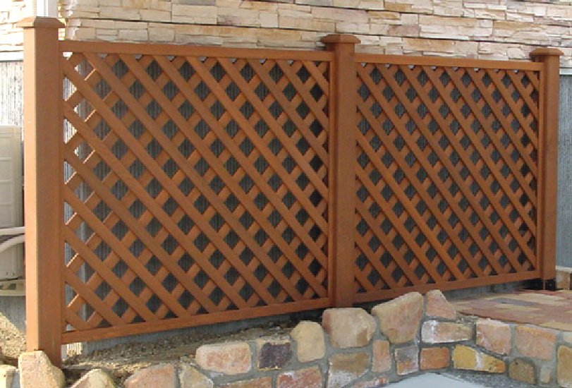 ウッドフェンス用ポストキャップ◇国産杉　　厚36×120ｍｍ角 　▲65ミリステンレスビス４本付 [受注生産]画像