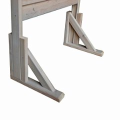 ◇オプションパーツ◇　規格型プランター付きフェンス用　【自立補助脚（１セット）】　奥行336ｍｍ（高さ1300＆1500ｍｍタイプ用）の画像