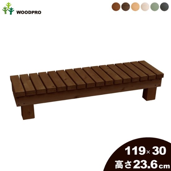 濡れ縁ステップ（踏み台）/板幅65ｍｍ◇国産杉　間口1190ｍｍ×奥行300ｍｍ×高さ236ｍｍ（高さ指定は132〜235ｍｍまで対応可）【縁台】　[受注生産]画像