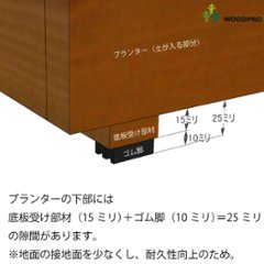 スクエアプランター長方形 幅595ｍｍ×奥行230ｍｍ×高さ205ｍｍ画像