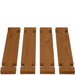 プラス１段パーツセット（システムプランター正方形２型用） 〈受注生産〉の画像