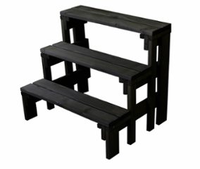 プランター台/花台棚板セット３段　【幅オーダー】幅610〜700ｍｍ×奥行580ｍｍ×高さ237/437/637ｍｍ〈受注生産〉の画像