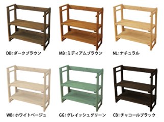 花台ライトシェルフ 【幅60cmタイプ】 幅642×奥行310+10×高さ750+10ｍｍ ●棚板2枚/ゴム脚付き 【受注生産】画像