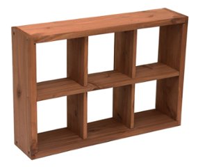 格子ラックミニ　120型　3Ｘ2　幅410ｍｍ×高さ280ｍｍ×奥行96ｍｍ画像