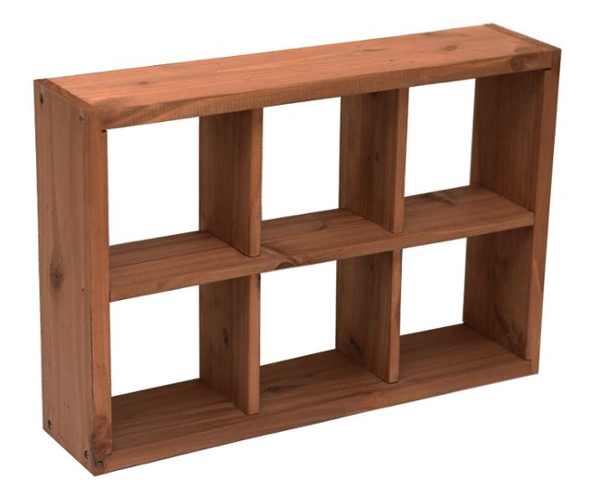 格子ラックミニ　120型　3Ｘ2　幅410ｍｍ×高さ280ｍｍ×奥行96ｍｍ画像