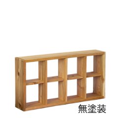 格子ラックミニ　120型　4Ｘ2　幅540ｍｍ×高さ280ｍｍ×奥行96ｍｍ画像