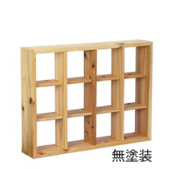 格子ラックミニ　120型　4Ｘ3　幅540ｍｍ×高さ410ｍｍ×奥行96ｍｍ画像