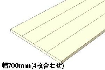 OLD ASHIBA 天板 （幅はぎ材/４枚あわせ）【縁無し】 厚35ｍｍ×幅700ｍｍ×長さ910〜1000ｍｍ 〈受注生産〉画像