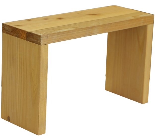 【アウトレット0102】国産杉 コの字 ラック　幅400ｍｍ×高さ250ｍｍ×奥行150ｍｍ　ハニー色画像