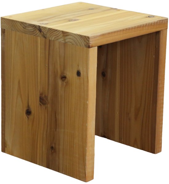 【アウトレット0106】国産杉 コの字 ラック　幅250ｍｍ×高さ300ｍｍ×奥行250ｍｍ　ハニー色画像