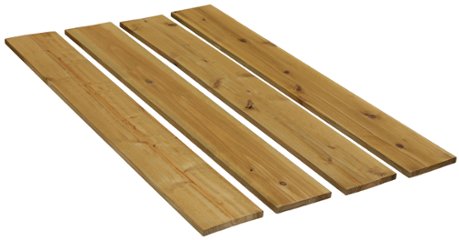 【アウトレット0305】DIY素材◇国産杉（新材）４枚セット 厚15ｍｍ×幅140ｍｍ×長さ990ｍｍ　ナッツ色画像