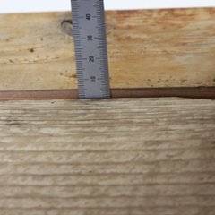 【アウトレット0311】OLD ASHIBA（足場板古材）ラック　幅750ｍｍ×高さ400ｍｍ×奥行300ｍｍ　無塗装　★内側、外側共に段差あり画像