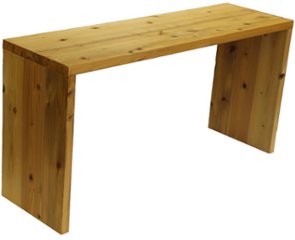 【アウトレット0910】国産杉 コの字 シェルフ（板厚28ｍｍ）幅1000ｍｍ×高さ500ｍｍ×奥行300ｍｍ　ハニー色画像