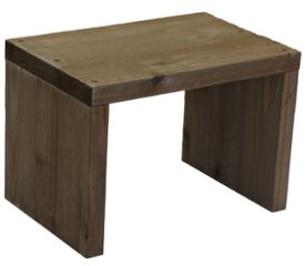 【アウトレットN03】国産杉コの字ラック（板厚24mm）幅300mm×高さ210mm×奥行200mm マロン色画像