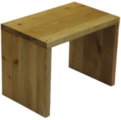 【アウトレットN07】国産杉コの字ラック（板厚24mm）幅400mm×高さ300mm×奥行250mm ナッツ色画像
