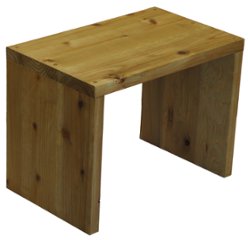 【アウトレットN08】国産杉コの字ラック（板厚24mm）幅400mm×高さ300mm×奥行250mm ナッツ色★ガタツキあり画像