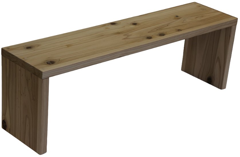【アウトレットN13】国産杉コの字ラック（板厚24mm）幅816-820mm×高さ265mm×奥行200mm 無塗装★ガタツキあり/ロの字ラック修理品画像