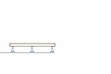 ウッドデッキ（規格型）◇国産杉（飫肥杉赤味）：縦張 間口1.9ｍ×奥行2.5ｍタイプ ※フェンスは別売りです 【受注生産】画像