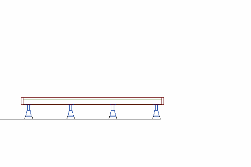 ウッドデッキ（規格型）◇国産杉（飫肥杉赤味）：縦張 間口2.6ｍ×奥行2.5ｍタイプ ※フェンスは別売りです 【受注生産】画像