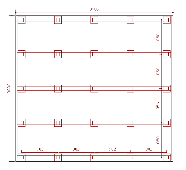 ウッドデッキ（規格型）◇国産杉（飫肥杉赤味）：縦張 間口3.9ｍ×奥行3.6ｍタイプ ※フェンスは別売りです 【受注生産】画像