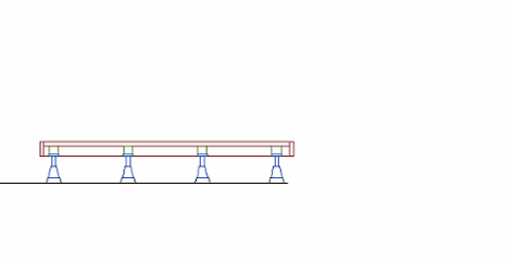 ウッドデッキ（規格型）◇国産杉（飫肥杉赤味）：横張 間口2.5ｍ×奥行1.8ｍタイプ ※フェンスは別売りです 【受注生産】画像