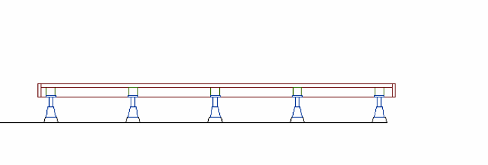 ウッドデッキ（規格型）◇国産杉（飫肥杉赤味）：横張 間口3.6ｍ×奥行1.0ｍタイプ ※フェンスは別売りです 【受注生産】画像
