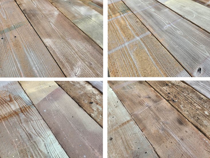 【造船所の足場板 1.5M】 足場板(古材) 長さ1500×幅300×厚50ｍｍ 2枚/セット(約0.9平米)【数量限定品】画像