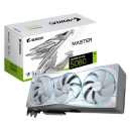 AORUS GeForce RTX 5080 MASTER ICE 16G　　NVIDIA GeForce RTX 5080搭載 グラフィックスカード画像