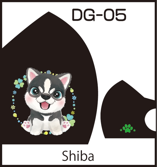 Pretty Dog Designファッションマスク３枚セット画像