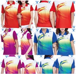 BOWLING-JAPANデザインポロシャツ5670-409293、(ポリエステル100%)全３色-11サイズ、納期１〜２週間、送料無料の画像