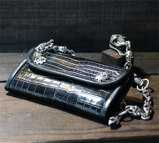 2Snap Long Wallet -CROCODILE-画像