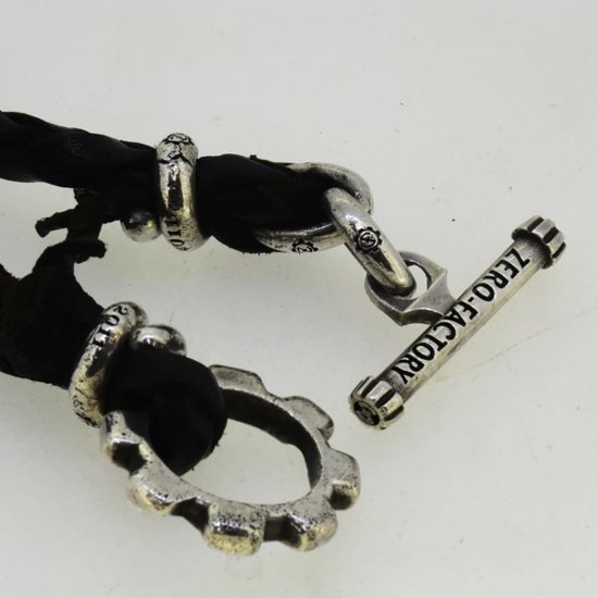 Leather Wallet Chain -Skull HT-画像
